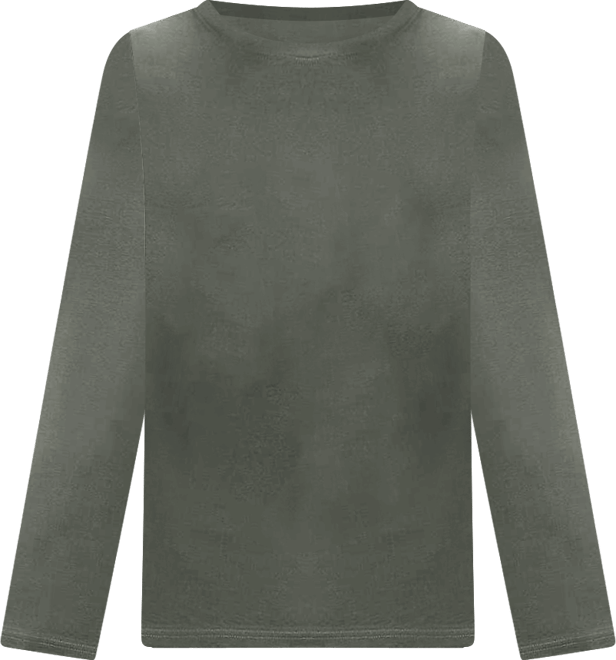 Men's Organic Cotton Luxe Stretch Jersey Slim Long Sleeve Tee