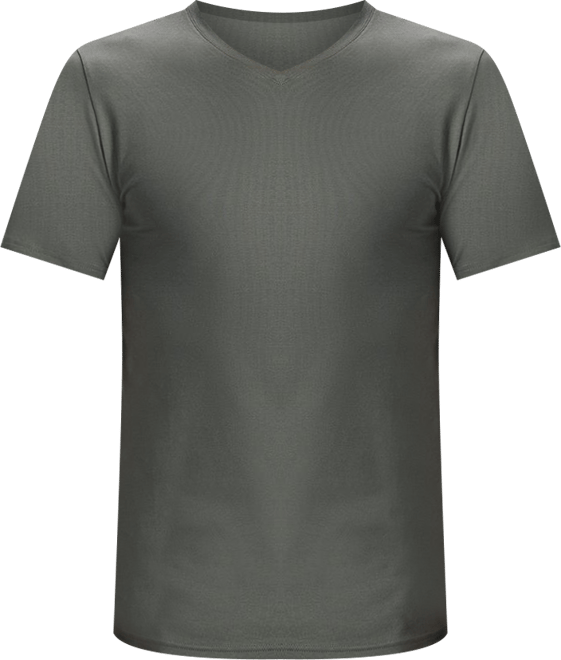 Men's Organic Cotton Luxe Stretch Jersey Slim V-Neck Tee