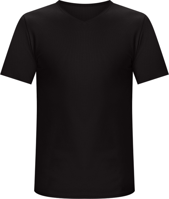 Men's Organic Cotton Luxe Stretch Jersey Slim V-Neck Tee