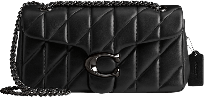 Coach Quilted Tabby Medium Leather Shoulder Bag 26