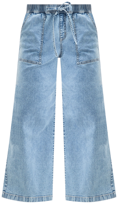 Women's Pull-On Wide-Leg Jeans, Exclusively at Macy's