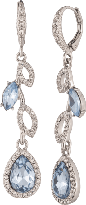 ピアス Givenchy Silver Tone Viney Linear Crystal Earrings Givenchy Viney Linear Earrings | Dillard's