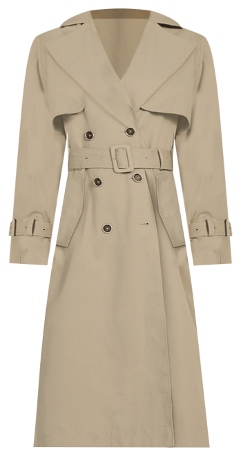Women's Belted Trench Coat