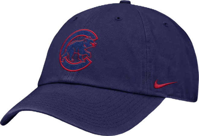Women's Navy Chicago Cubs Club Adjustable Hat