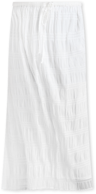 Women's Plus Size Ruched Tiered Maxi Skirt