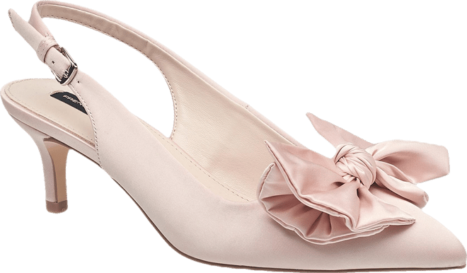 Ladies Quinnbow Slingback Kitten Heel