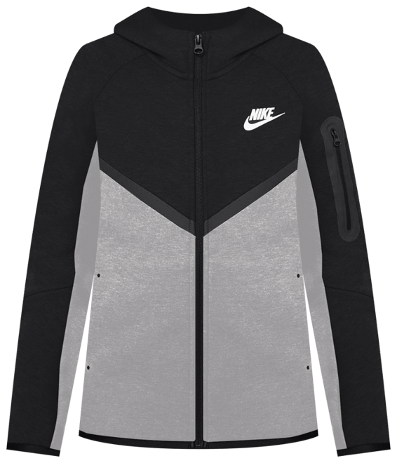 Nike Sportswear Tech Fleece Huvtröja med hel dragkedja för ungdom