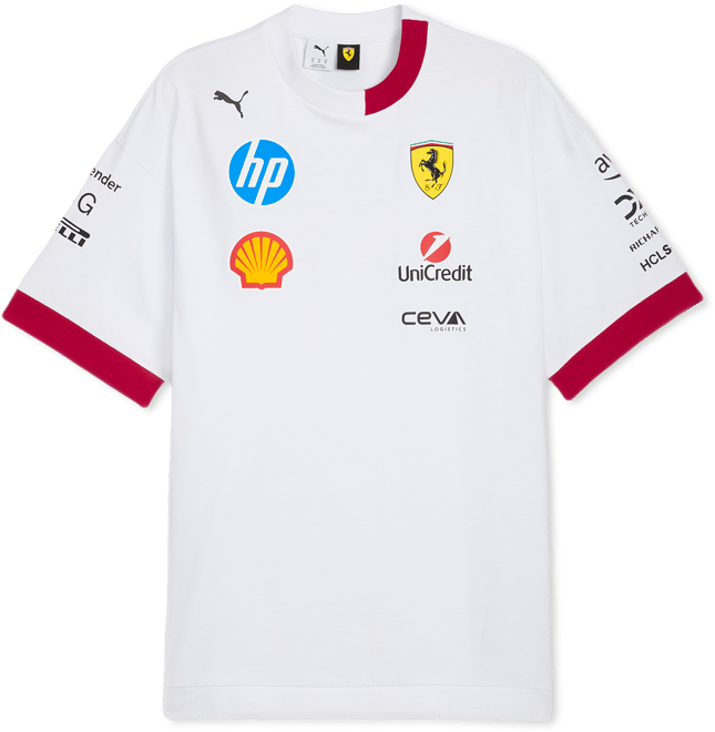 PUMA Scuderia Ferrari 2025 Replica Men's Drivers T-Shirt