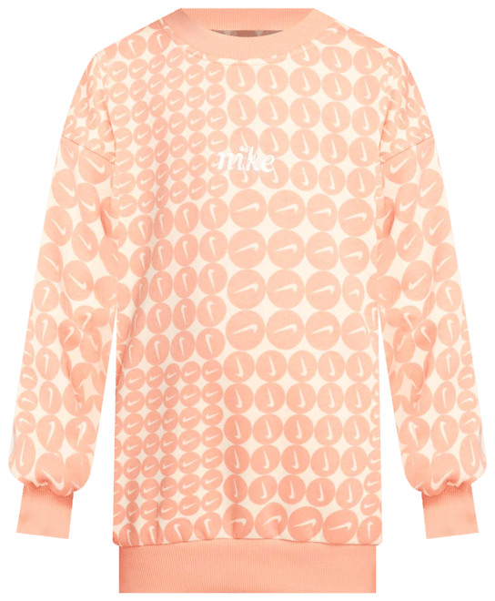 Nike Sportswear Club Fleece Oversized sweatshirt med rund hals til større børn (piger)