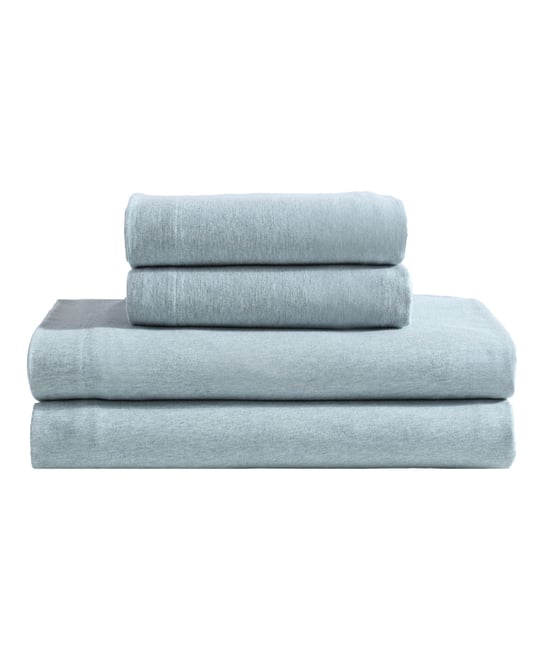 Modern Cotton Melange Tencel Jersey 4-Pc. Sheet Set, Queen