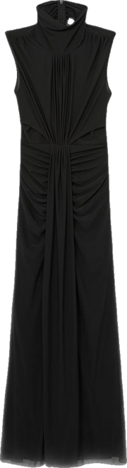 【海外限定】REISSドレス☆Black Daniella Sleeveless Ruched Ma Buy Reiss Black Daniella Ruched Sleeveless Maxi Dress from