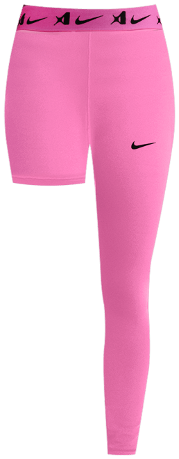 A'ja Wilson Girls' A'symmetric Mid-Rise Single-Leg Basketball Leggings