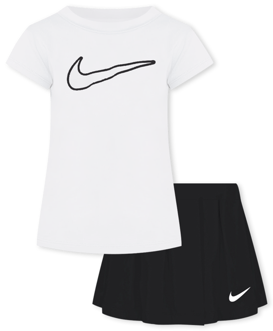 Nike Dri-FIT All Day Play Conjunto de 2 piezas con skort infantil