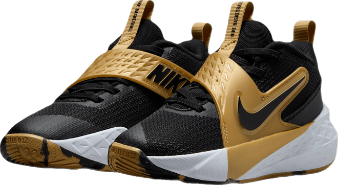 Nike Team Hustle D 12 Tenis para niños de preescolar