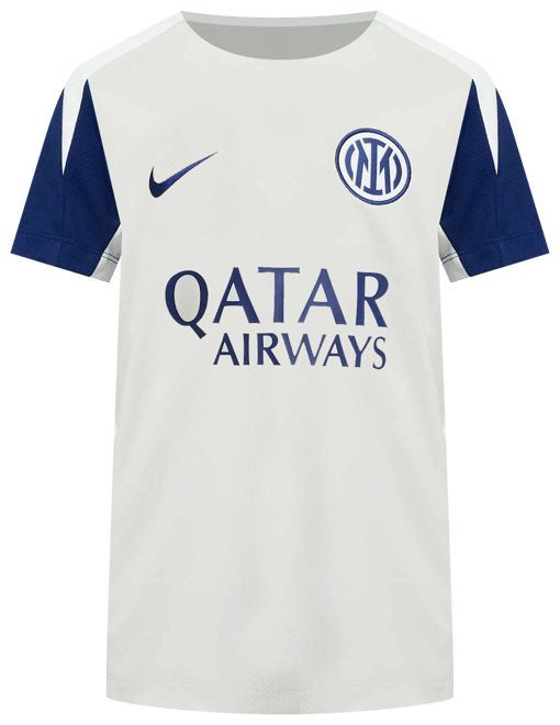 Inter Milan Strike Haut de foot à manches courtes Nike Dri-FIT pour ado