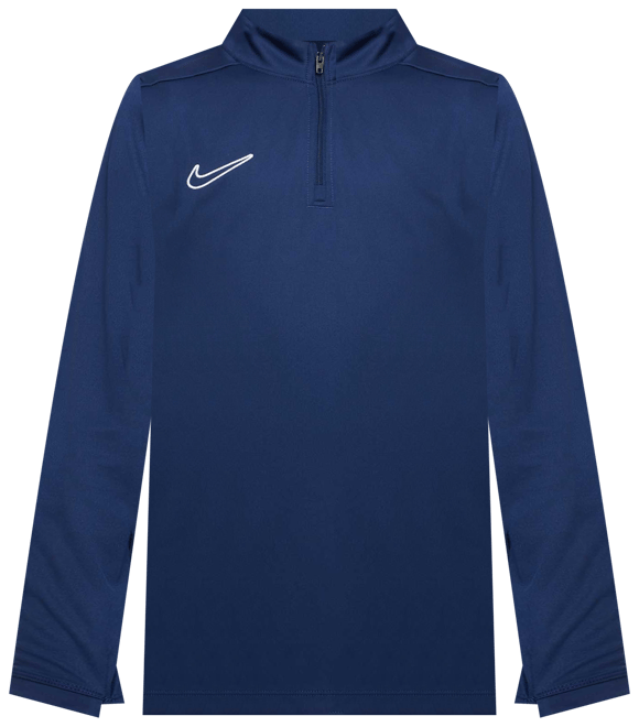 Nike Academy Playera de entrenamiento de fútbol de manga larga Dri-FIT de cierre de 1/4 para niños talla grande