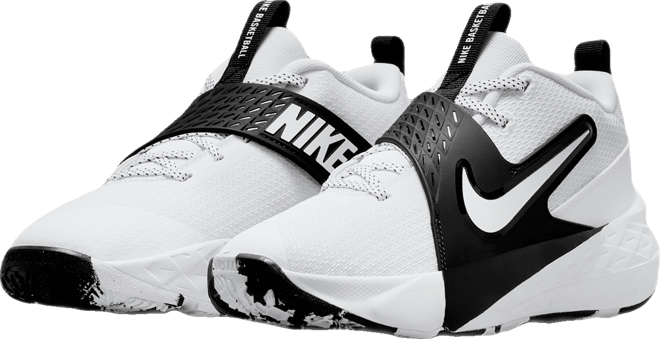 Nike Team Hustle D 12 Tenis de básquetbol para niños grandes