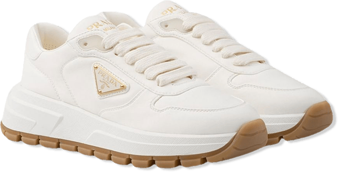 Prada Women's Prax 01 Leather Sneakers | Bloomingdale's Shoes