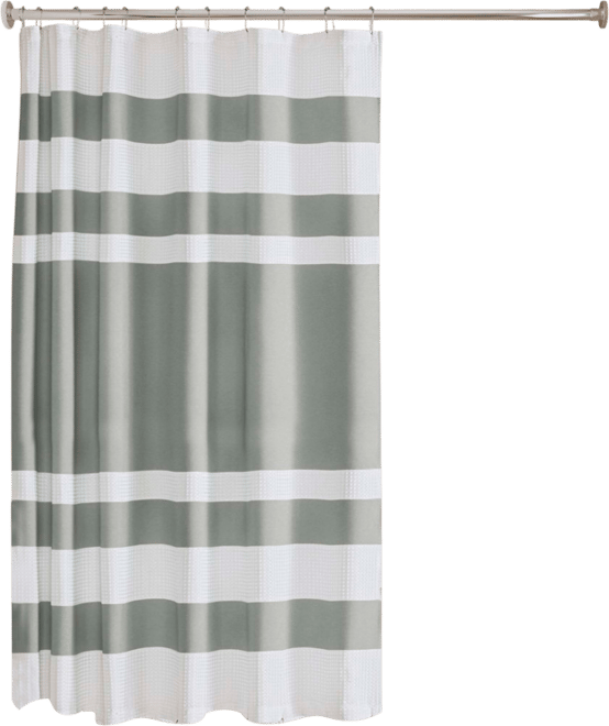Spa Waffle 3M-Scotchgard Shower Curtain, 72" x 78"