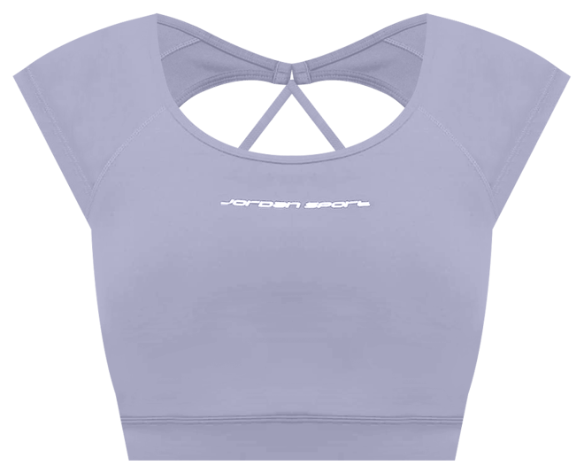 Jordan Sport Women's Short-Sleeve Knit Crop Top
