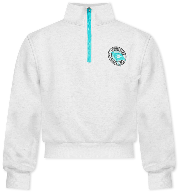 Nike Sportswear Club Fleece Girl's Long-Sleeve 1/2-Zip Top