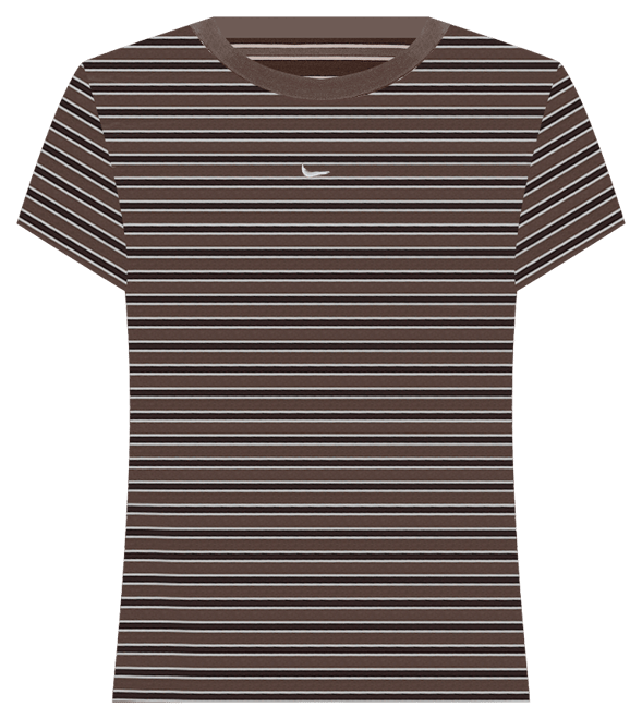 ナイキ スポーツウェア チル ニット ウィメンズ スリム ストライプド Tシャツ