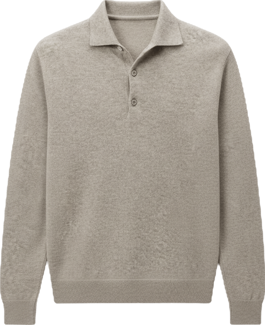 Men's Polo Neck Sweater