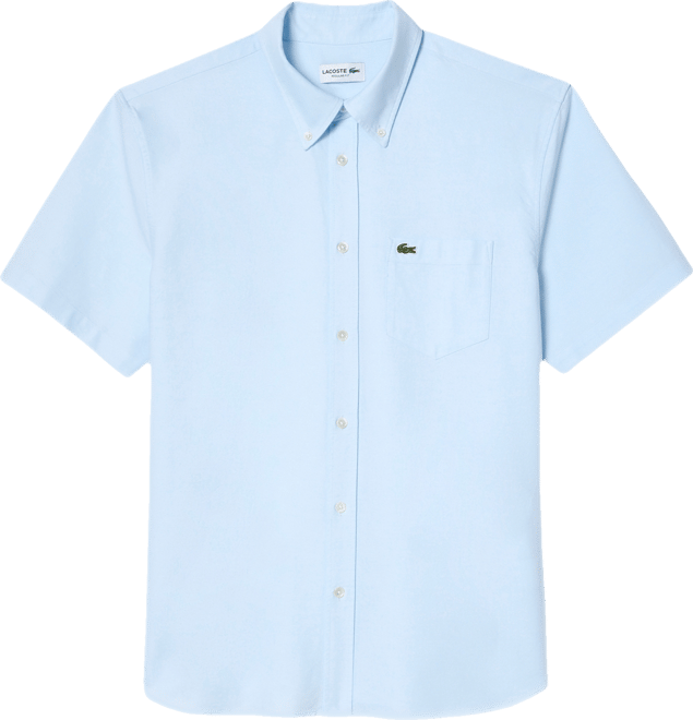 Men's Short Sleeve Button-Down Oxford Shirt