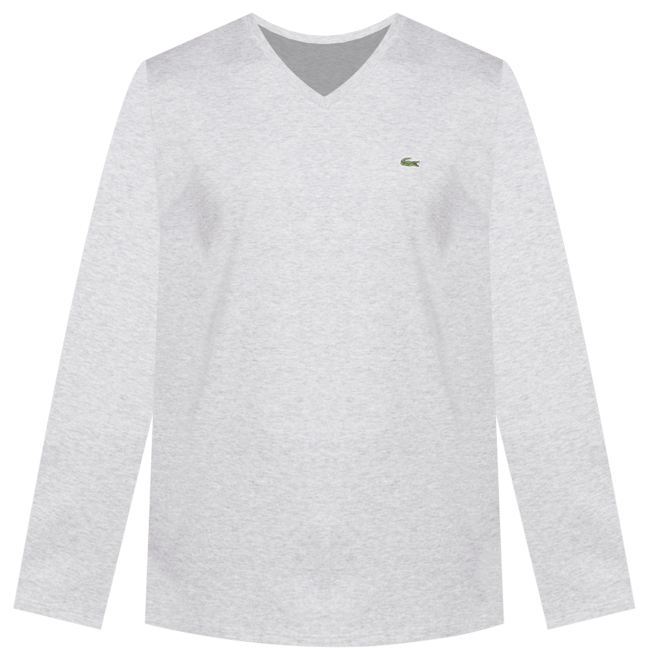 Men's V-Neck Casual Long Sleeve Jersey T-Shirt