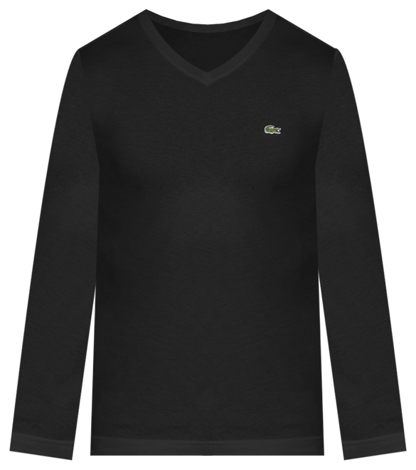 Lacoste Men's V-Neck Casual Long Sleeve Jersey T-Shirt Macy's