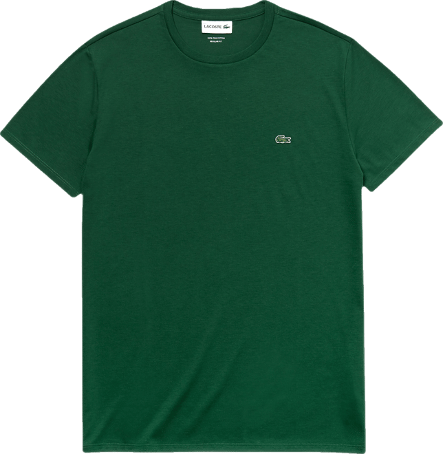 Lacoste｜SHORT-SLEEVED ROUND NECK T-SHIRTS (Crew Neck Pi Lacoste Men's Crew Neck Pima Cotton T-Shirt - Macy's