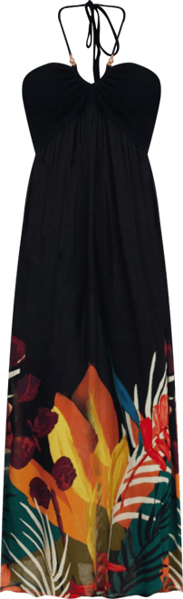Women's Tropical maxi dress