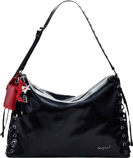 Women's Large shiny woven bag