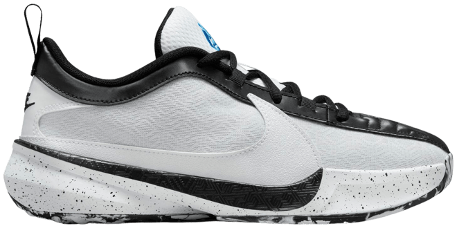 Nike Freak 5 "White/Black/Photo Blue" Grade School Kids' Basketball Shoe