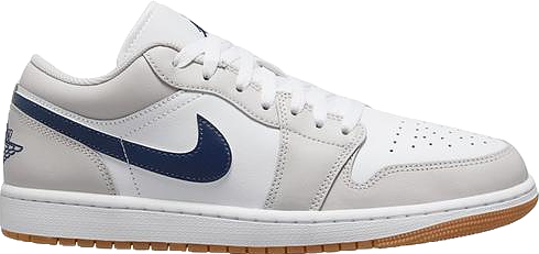 【Nike】 正規品★ Jordan 1 Low White Midnight Navy ★人気 Jordan 1 Low 