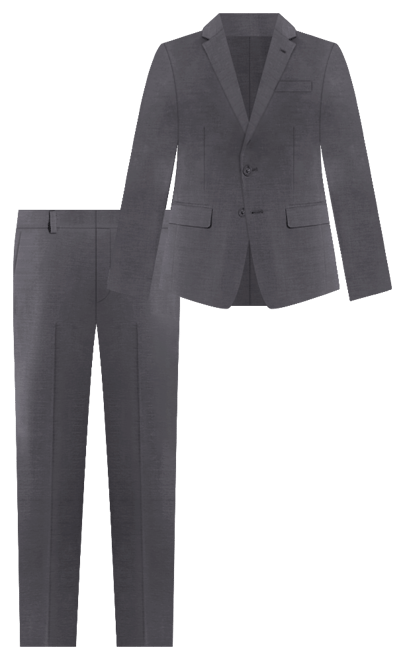 Big Boys Slim Fit 2 Piece Stretch Suit
