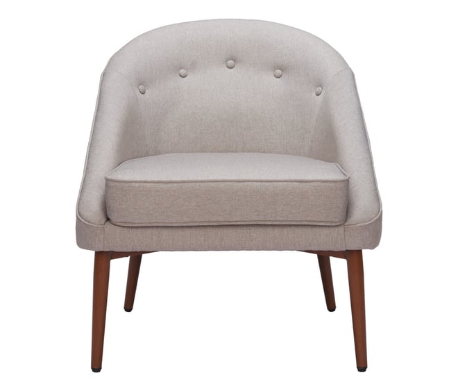 Fabric Tufted Barrel Chair – Cozy and Stylish Accent Seating