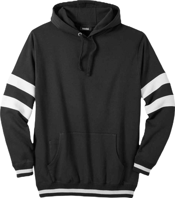 Big & Tall Coaches Collection Colorblocked Pullover Hoodie