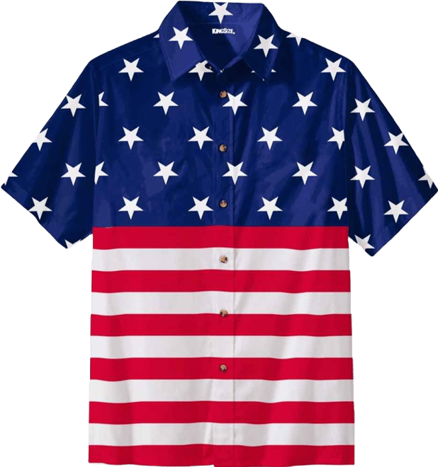 Men's Short Sleeve American Sport Shirt