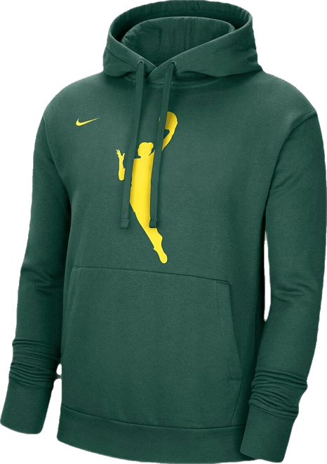 Men's and Women's  Hunter Green Wnba Logowoman Team 13 Pullover Hoodie