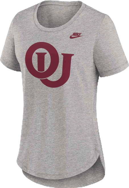 Women's Heather Gray Oklahoma Sooners Legacy Tri-Blend T-Shirt
