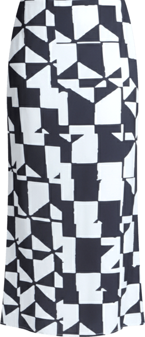 Women's Plus Size Satin Maxi Skirt