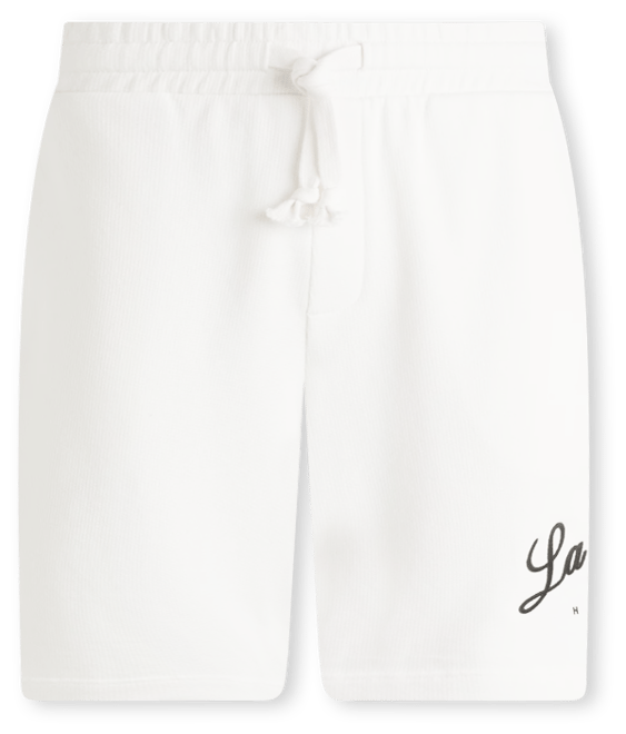 Hugo by  Men's Duold Relaxed-Fit Embroidered 8-1/2" Drawstring Shorts