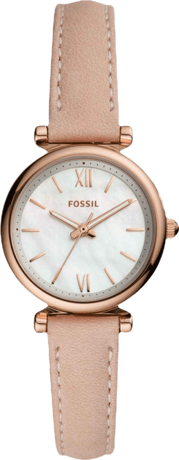 Women's Carlie Mini Leather Strap Watch 28mm