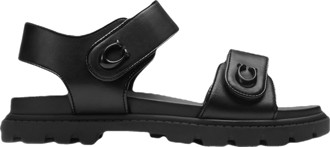COACH Brynn Double-Band Sporty Lug-Sole Sandals - Macy's