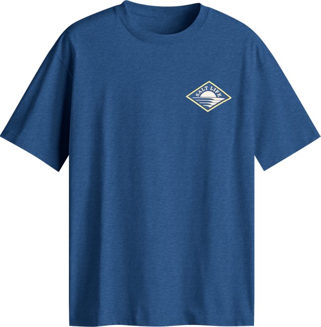Salt Life Mens Short Sleeve Retro Tropical Graphic Tee