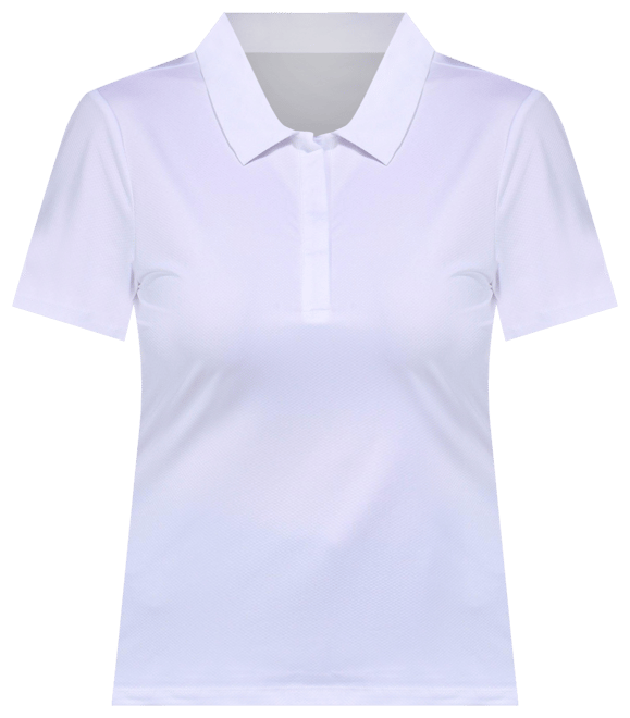 Lillie Green Womens Solid Short Sleeve Golf Top