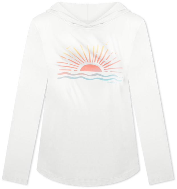Mountain & Isles Womens Long Sleeve Sun & Water Hoodie