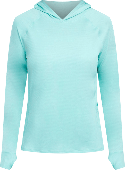 Reel Legends Womens HEIQ Vitality Knit Hoodie Top