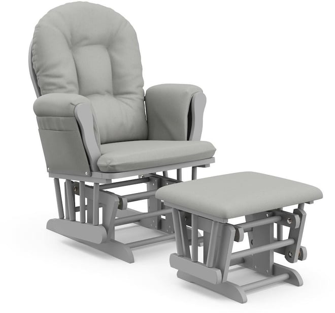 Hoop Glider and Ottoman